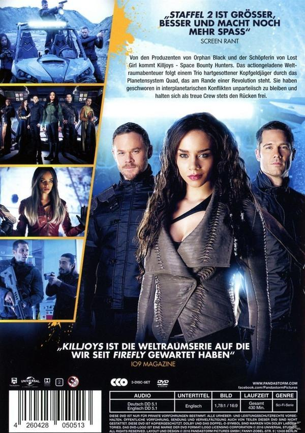 Killjoys Staffel 2 (Space Bounty Hunters)  DVD
