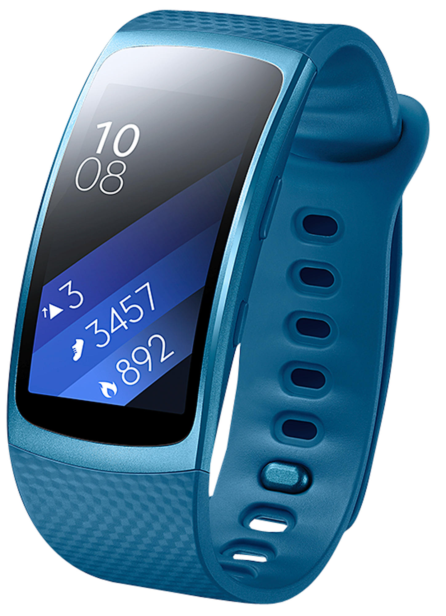 SAMSUNG Gear Fit 2 Smartwatch Kunststoff, S, Blau