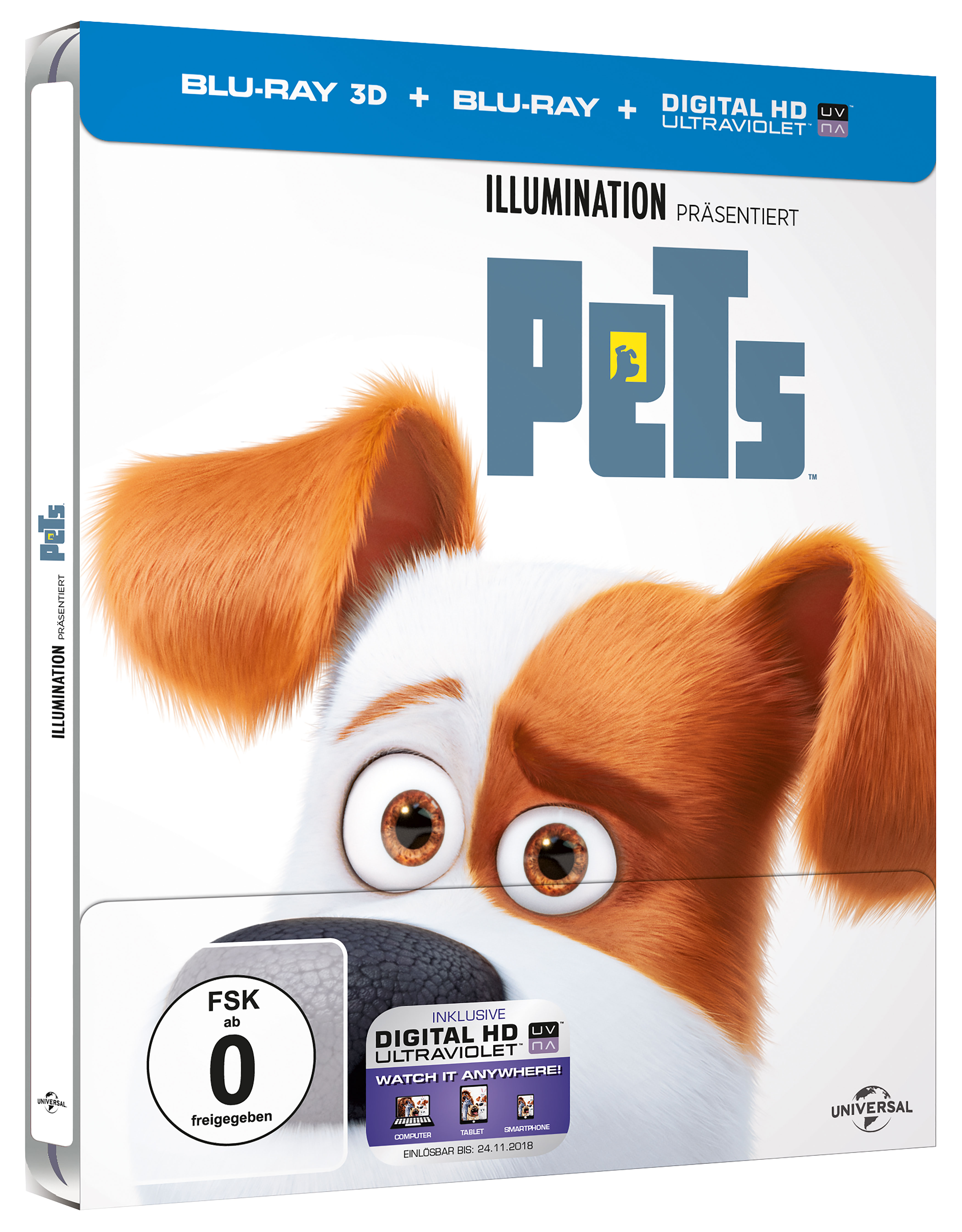 Pets (Steel-Edition) Exklusiv! 3D Blu-ray (+2D)