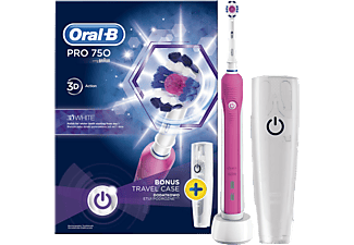 ORAL-B PRO 750 3D WHITE elektromos fogkefe + úti tok