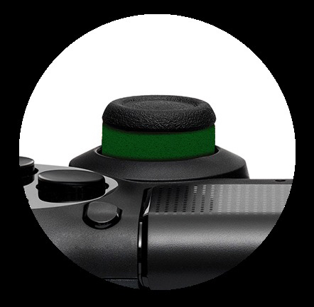 GAIMX CURBX 230, Aufsatz für Thumb-Sticks, Schwarz/Grün