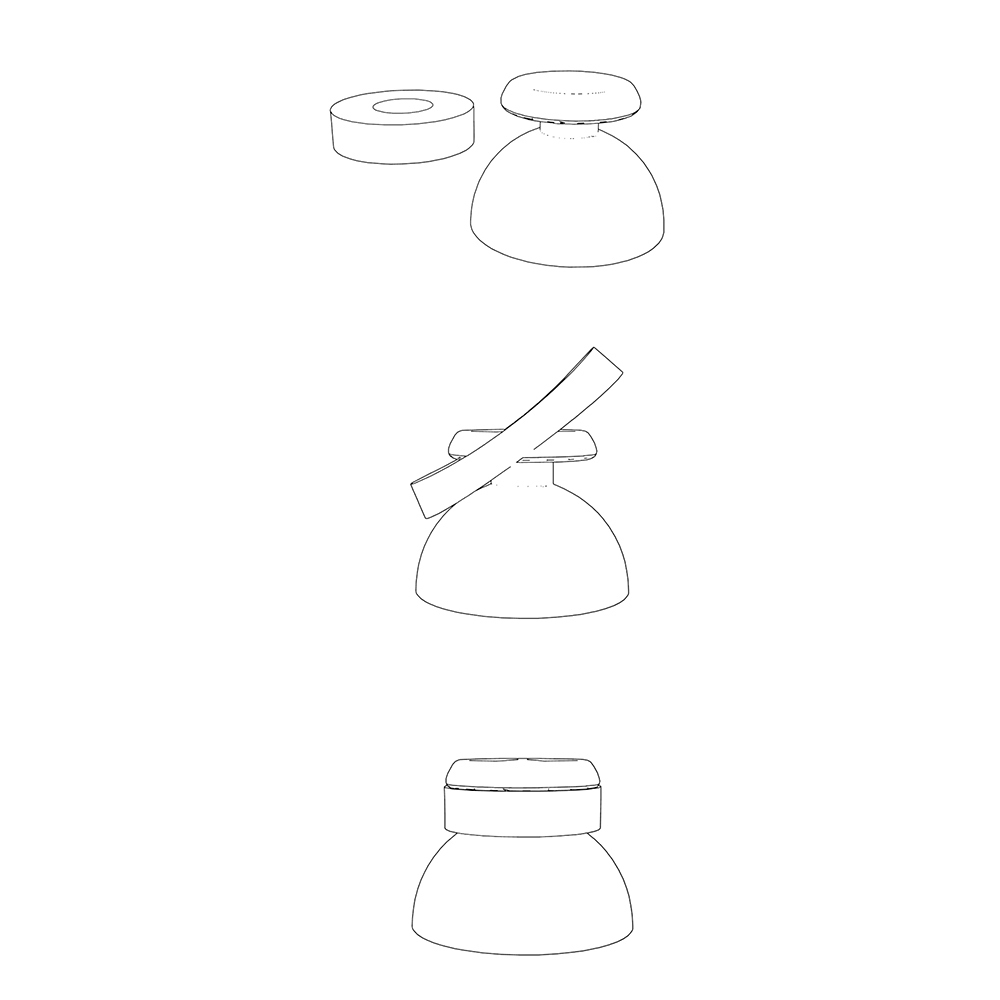 GAIMX CURBX 230, Aufsatz für Thumb-Sticks, Schwarz/Grün