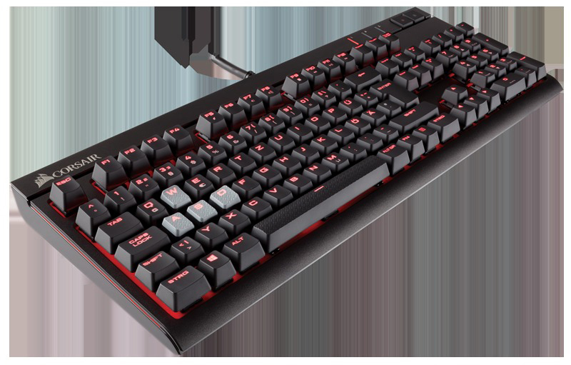 CORSAIR STRAFE Mechanical, Gaming Tastatur, Mechanisch, Cherry MX Red, kabelgebunden, Cherry Mx Red