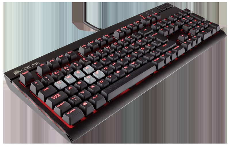 CORSAIR STRAFE Mechanical, Gaming Tastatur, Mechanisch, Cherry MX Red, kabelgebunden, Cherry Mx Red