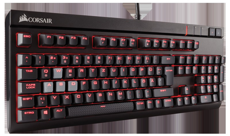CORSAIR STRAFE Mechanical, Gaming Tastatur, Mechanisch, Cherry MX Red, kabelgebunden, Cherry Mx Red
