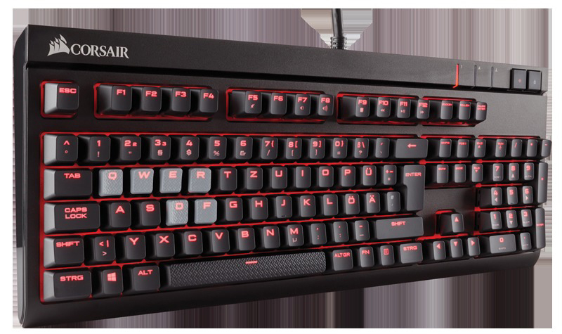 CORSAIR STRAFE Mechanical, Gaming Tastatur, Mechanisch, Cherry MX Red, kabelgebunden, Cherry Mx Red
