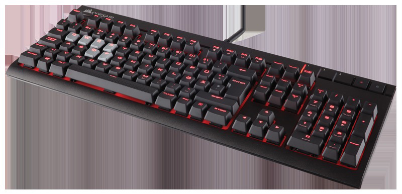 CORSAIR STRAFE Mechanical, Gaming Tastatur, Mechanisch, Cherry MX Red, kabelgebunden, Cherry Mx Red