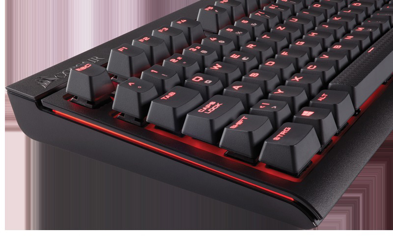 CORSAIR STRAFE Mechanical, Gaming Tastatur, Mechanisch, Cherry MX Red, kabelgebunden, Cherry Mx Red