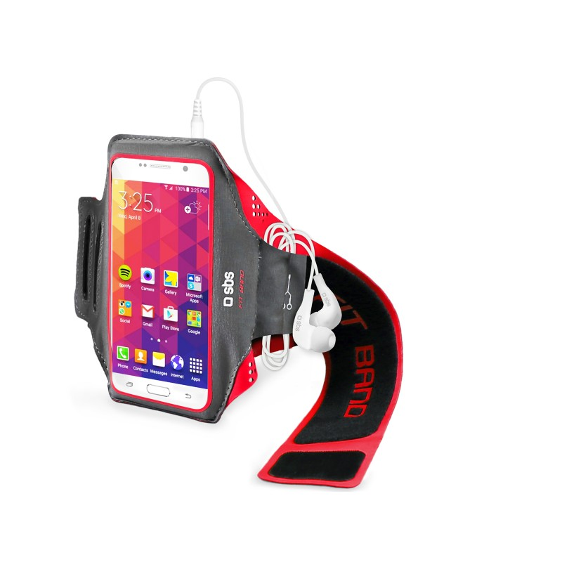 SBS TESPORTFITBANDR Universal Kol Bandı Size XL Kırmızı