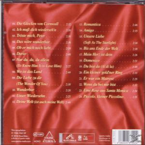 CD-Cover mit Titelliste, roter Hintergrund. Titel: Das Beste.