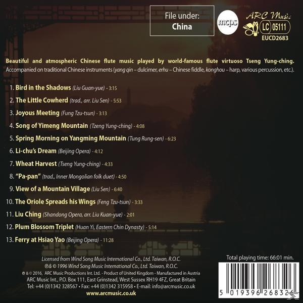 Yung-ching Tseng - Magic of the Chinese Flute  - (CD)