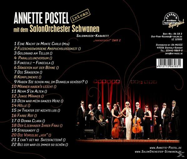 Annette Mit Dem Salonorchester Schwanen Postel - Inteam  - (CD)
