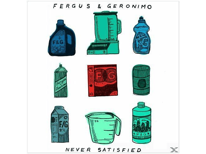 Fergus & Geronimo - NEVER SATISFIED (7INCH)  - (Vinyl)