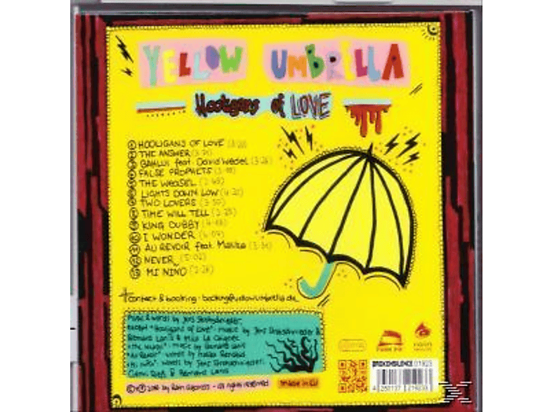 Thumbnail - Yellow Umbrella - Hooligans Of Love (CD)