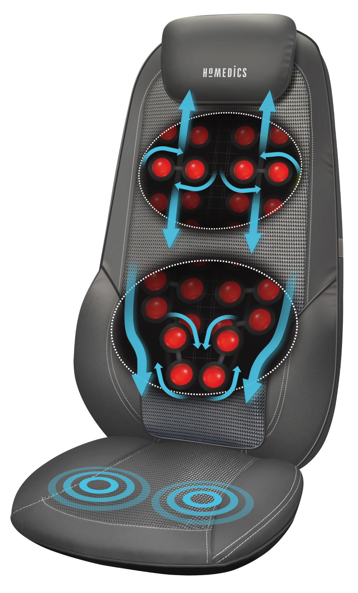 HOMEDICS Fauteuil de massage Shiatsu (HM ML4M-1500H-EU)