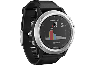 GARMIN Fenix3 HR ezüst okosóra (magyarországi cseregaranciával)