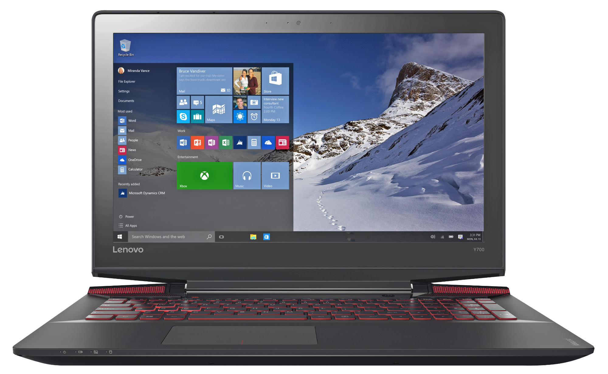 LENOVO IdeaPad Y700 - 15,6 Zoll - Intel® Core™ i5 i5-6300HQ - 8 GB - 1 TB - NVIDIA GeForce® GTX 960 - Windows 10 (64 Bit)