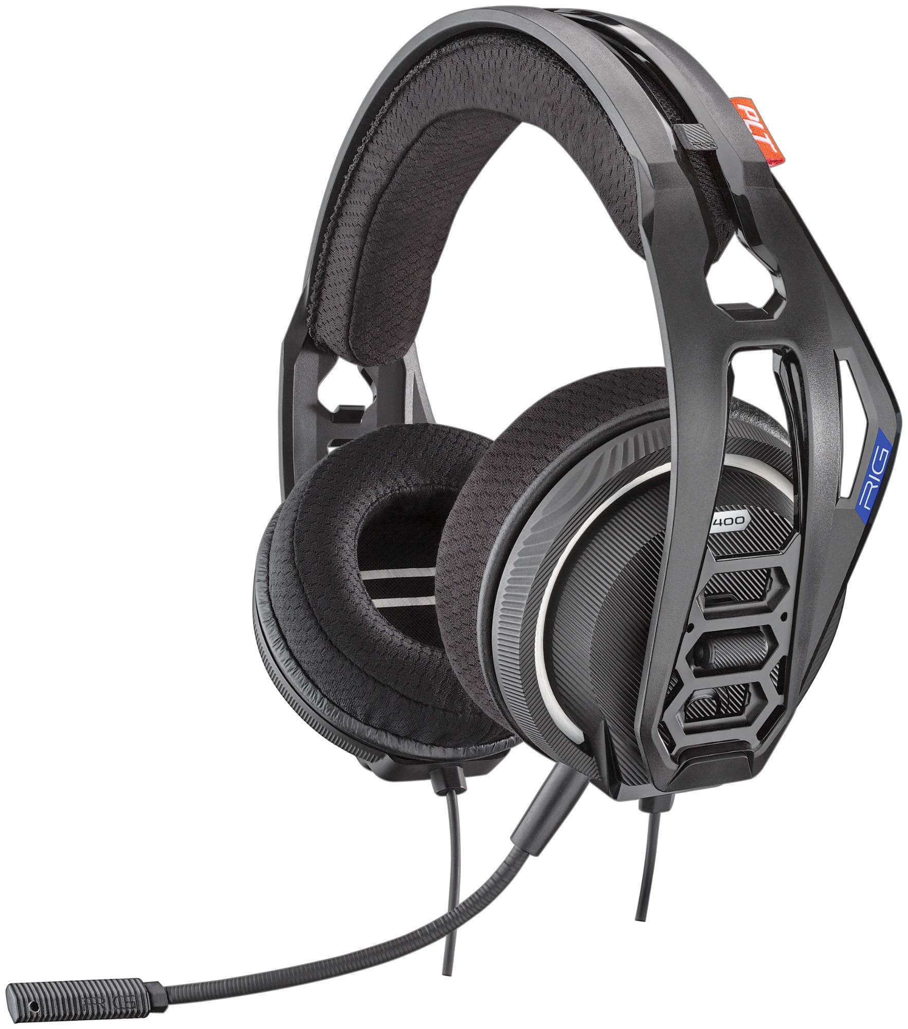 Over-ear 4 Offizielles RIG Headset 400HS Lizenziertes, Playstation NACON Gaming Schwarz