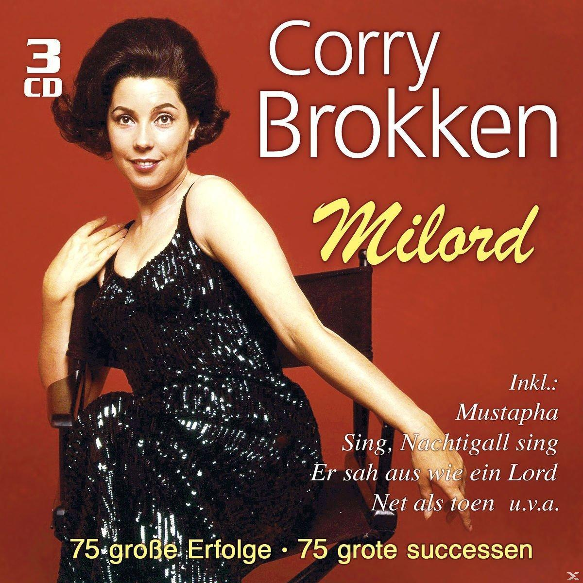 Albumcover mit Corry Brokken und dem Titel „Milord“.