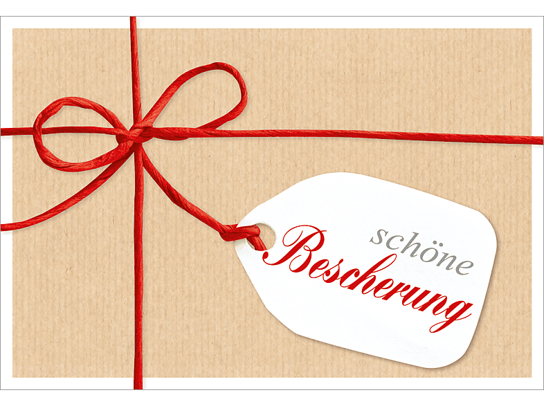 Weihnachtskarte LITTLE PAPER Schöne Bescherung Weihnachtskarte  MediaMarkt