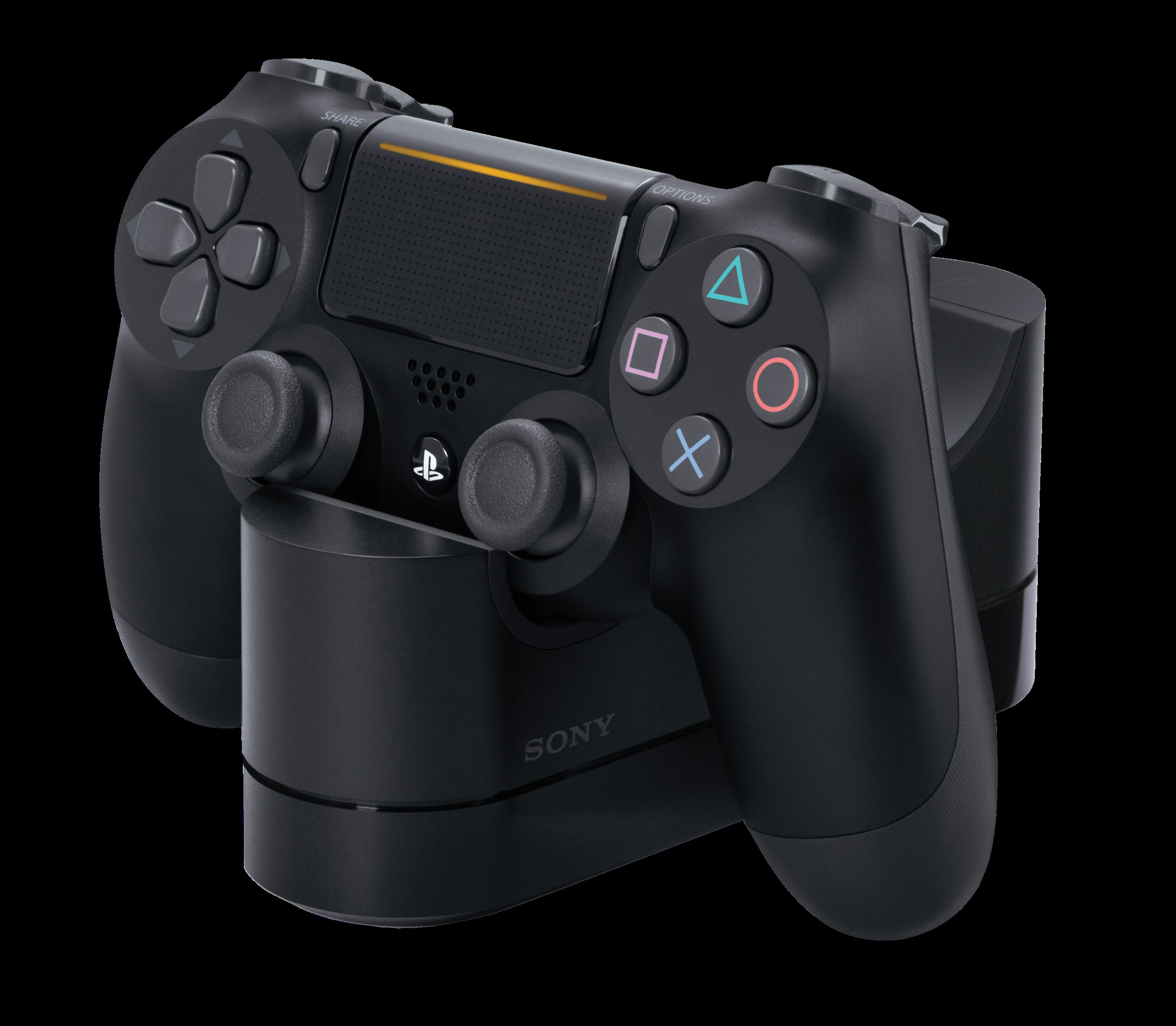SONY PS4 Wireless Dualshock 4, Controller + Charger, Schwarz