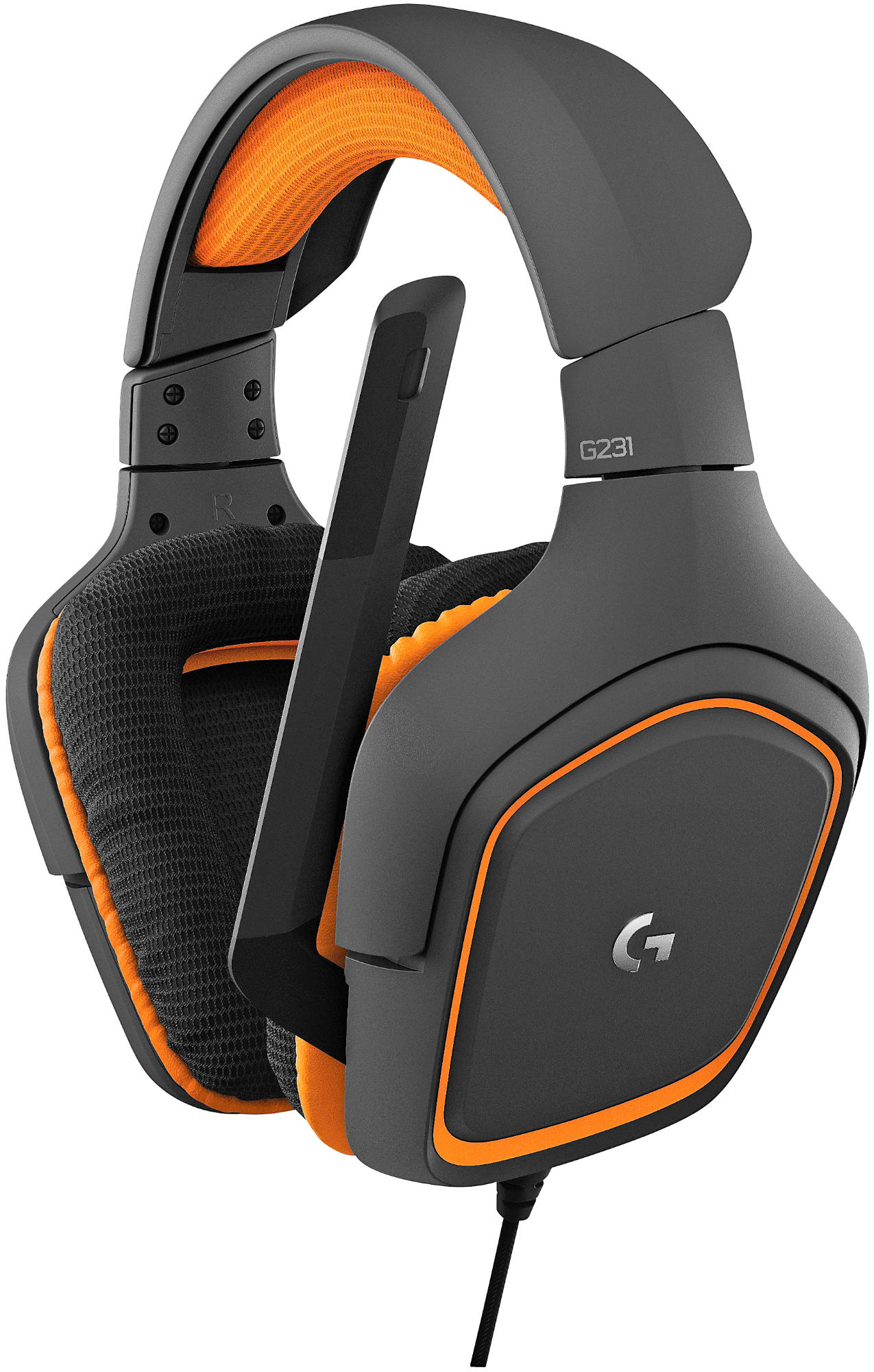 Auriculares gaming - LOGITECH Logitech G231 Prodigy Binaurale Diadema Negro, Naranja