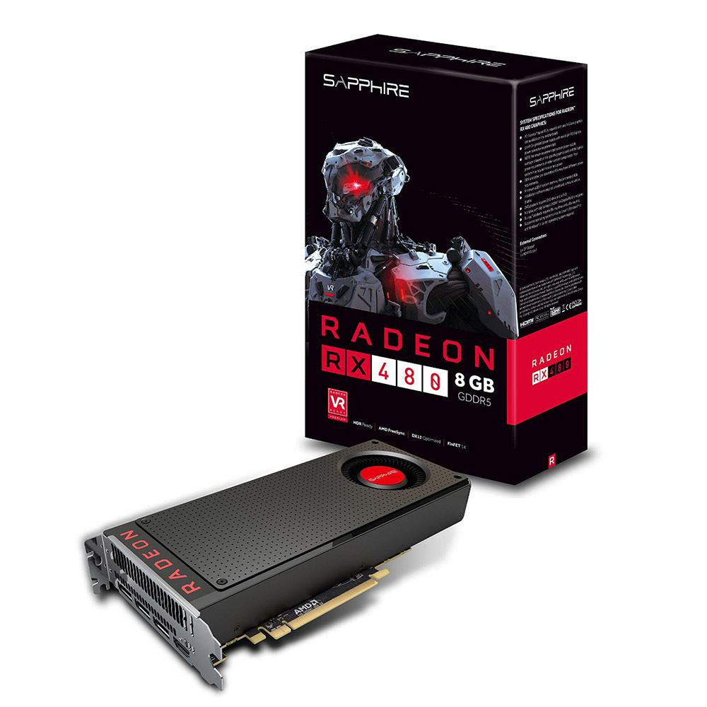 SAPPHIRE AMD Radeon RX 480 GDDR5 8GB 256Bit AMD Radeon DX12 Ekran Kartı