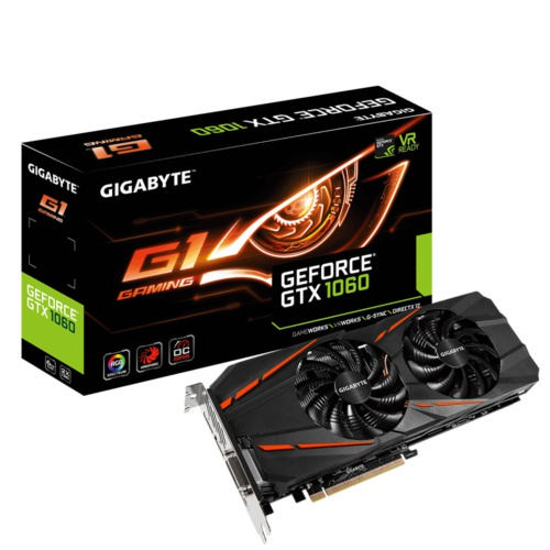GIGABYTE G1 GAMING Nvidia GeForce GTX 1060 6GB 192Bit GDDR5 DX12