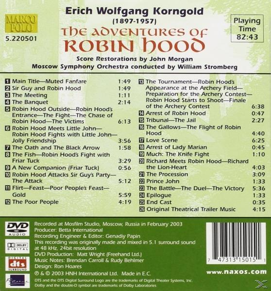CD-Cover mit Text, einer Titelliste und einem Logo.