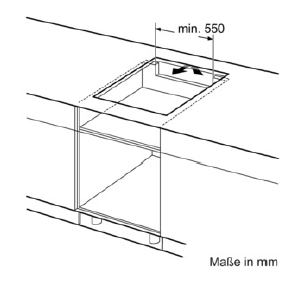 BOSCH NXX645CB1E Induktionskochfeld (583 mm breit, 4 Kochzonen)