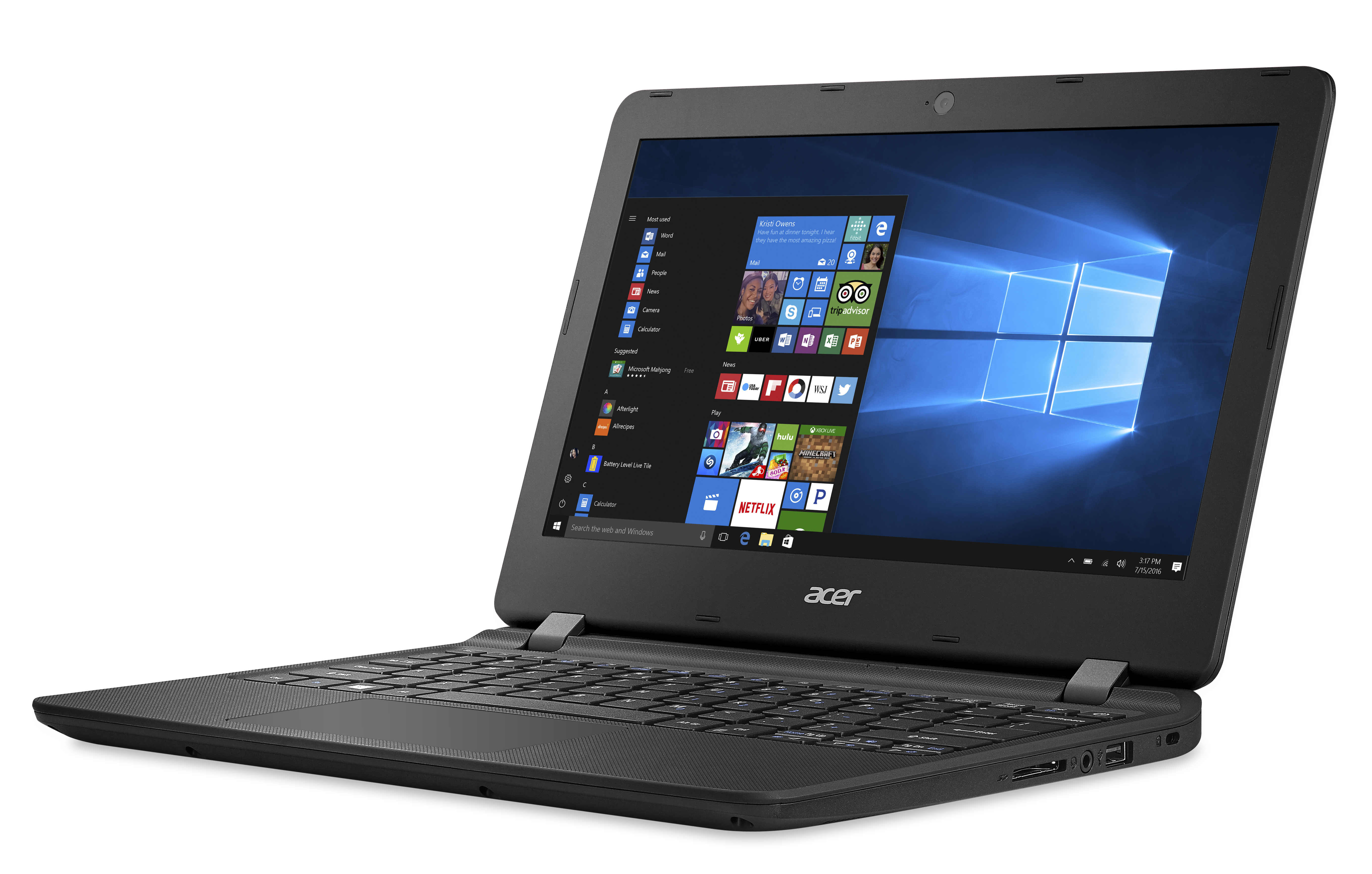 ACER Aspire ES 11 (ES1-132-C0VW) - 11,6 Zoll - Intel® Celeron® N3350 - 2 GB - 32 GB - Intel® HD 500 - Windows 10 Home (64 Bit)