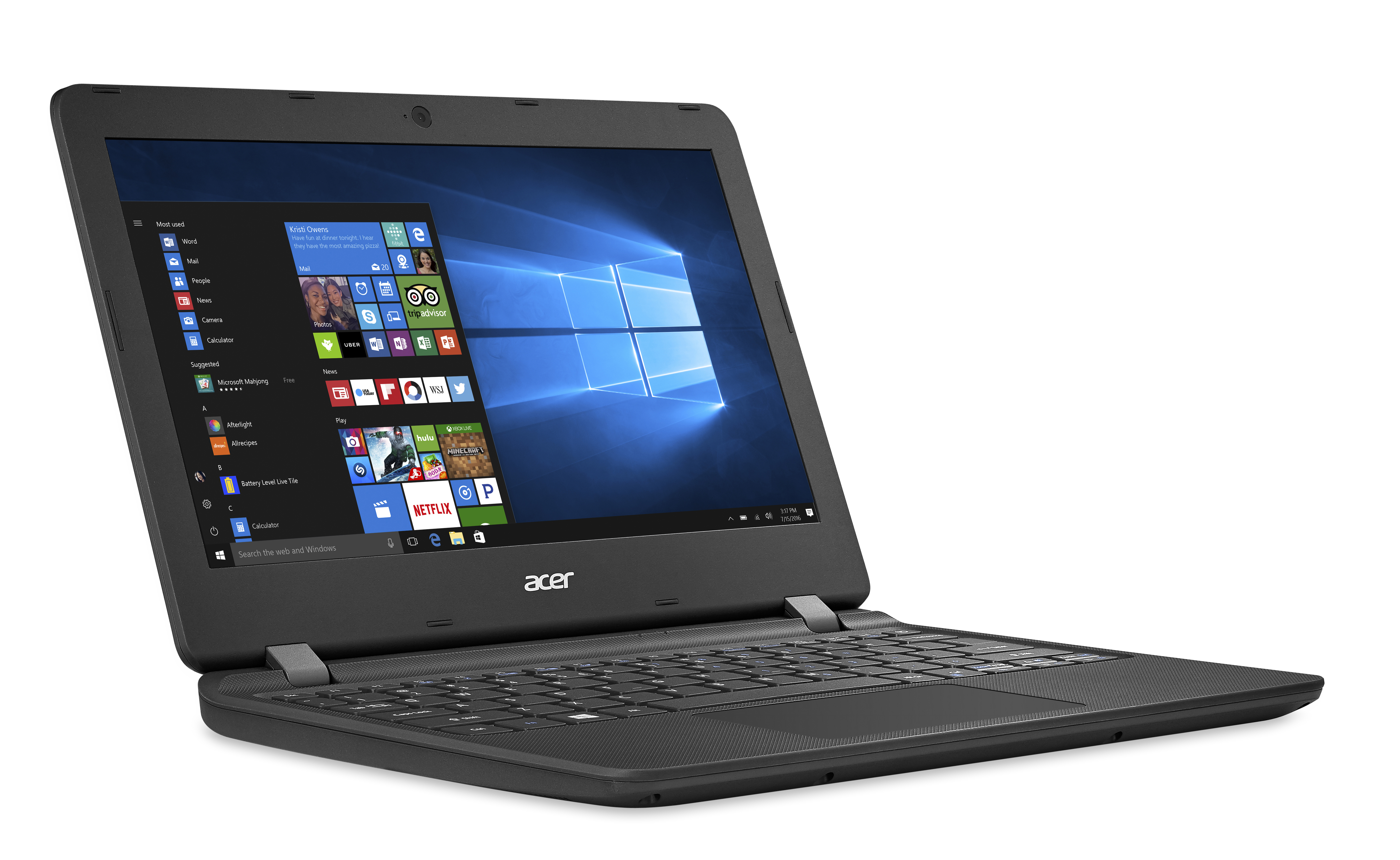 ACER Aspire ES 11 (ES1-132-C0VW) - 11,6 Zoll - Intel® Celeron® N3350 - 2 GB - 32 GB - Intel® HD 500 - Windows 10 Home (64 Bit)