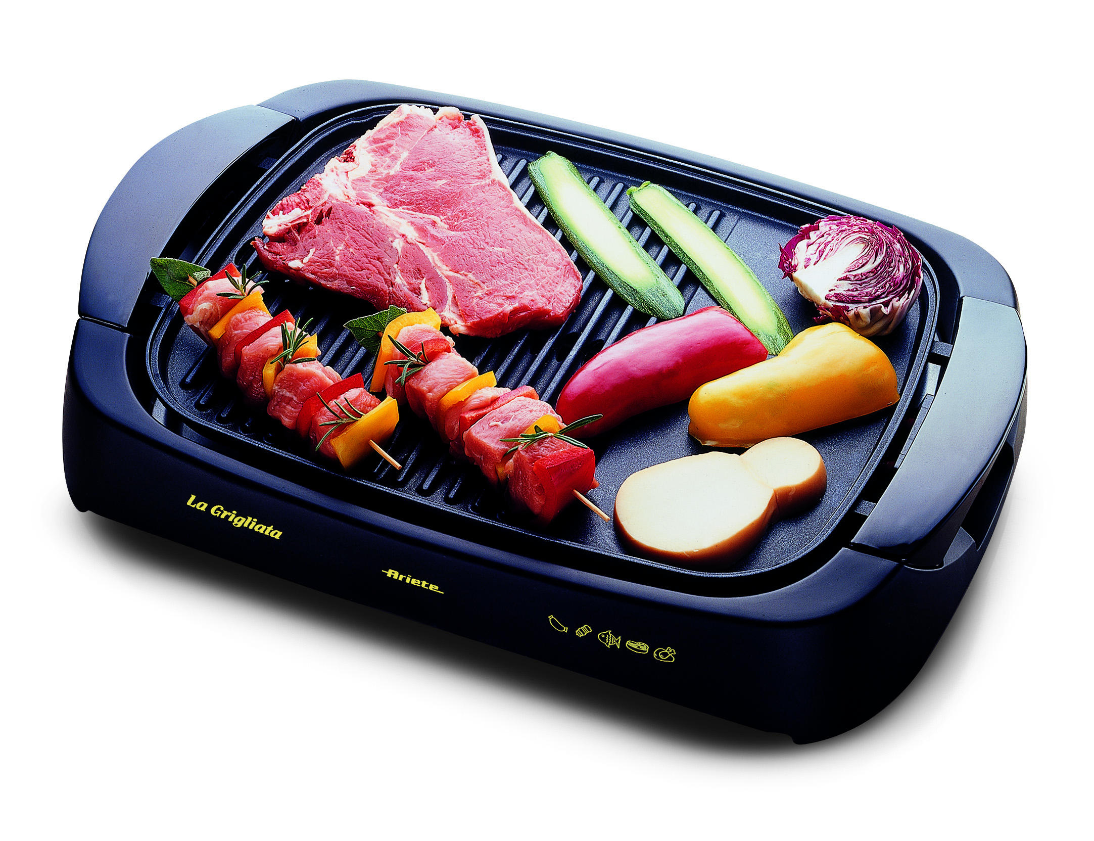 ARIETE 00C076020AR0 Elektogrill, Schwarz (1500 Watt)