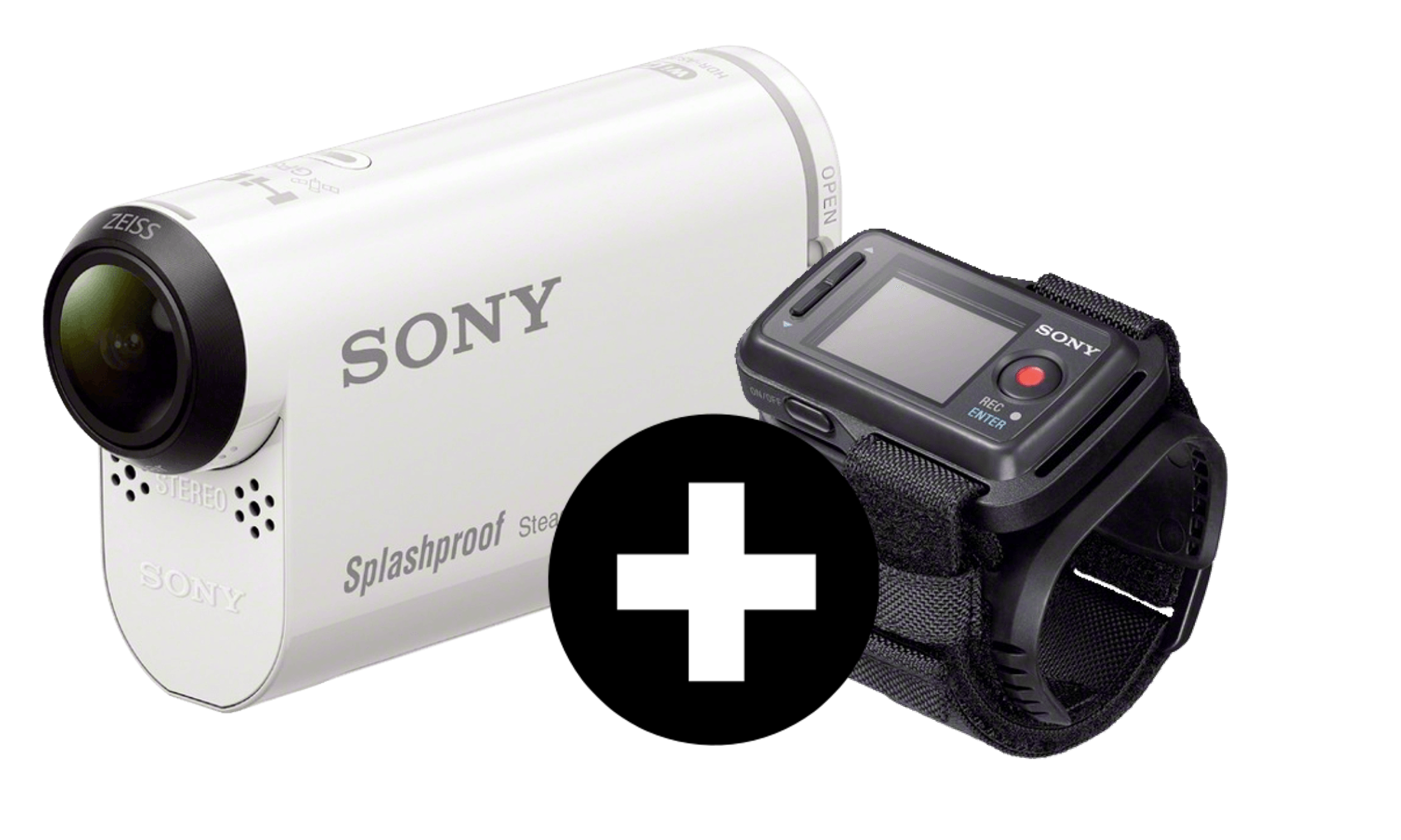 SONY HDR-AS200 VR.CEN Remote Action Cam  inkl. Fernbedienung, WLAN