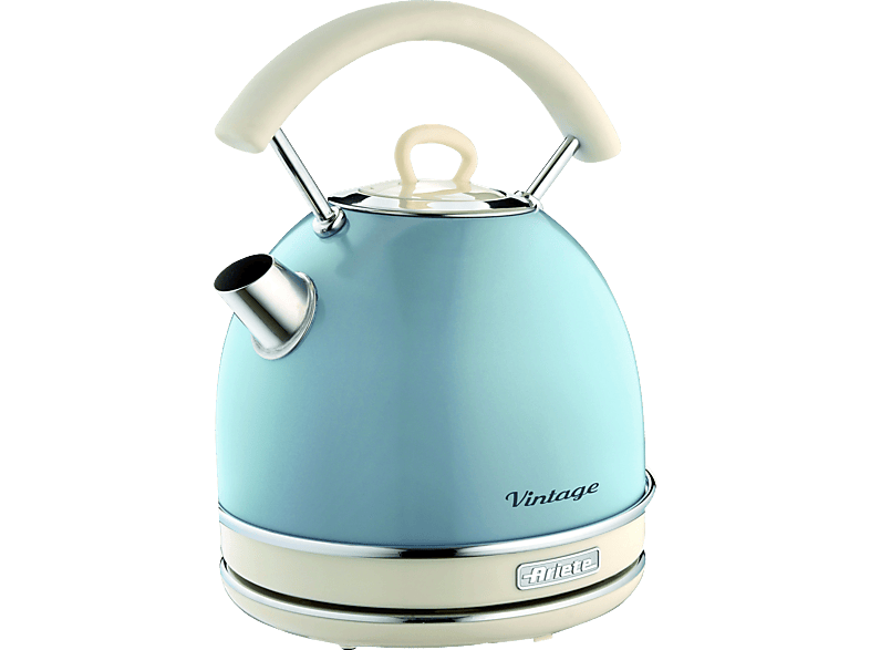 MediaMarkt, Ariete Vintage, Wasserkocher, , Hellblau/Creme, Küchengeräte, Tee & Wasserkocher, Wasserkocher, 2877-BL
