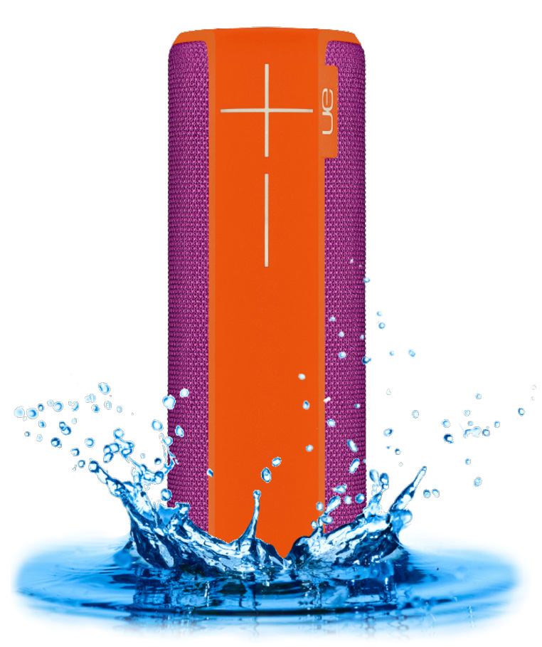 ULTIMATE EARS BOOM 2 Bluetooth Lautsprecher, Orange/Violett, Wasserfest