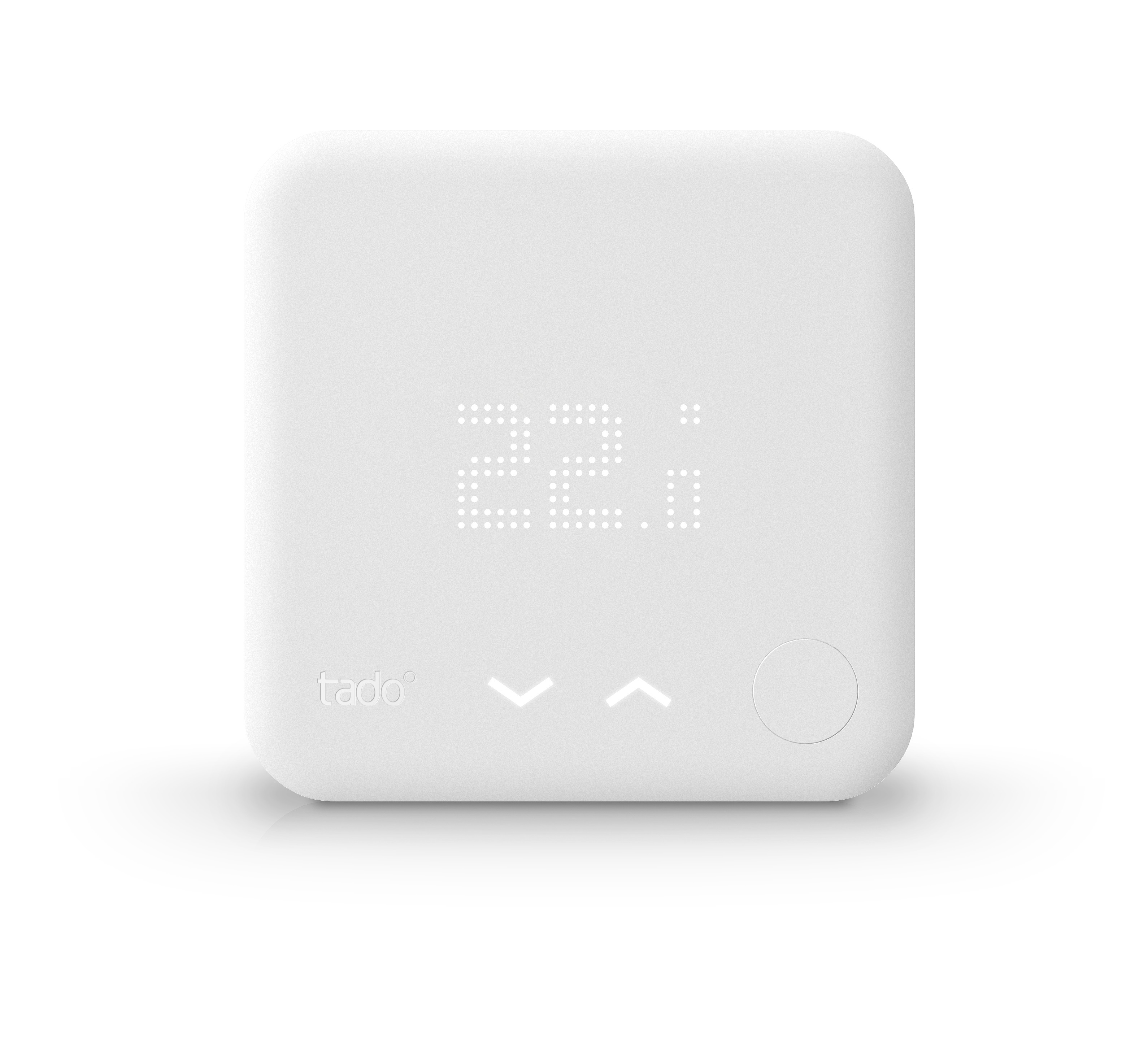 TADO Starter Kit V3 für Wohnungen Smartes Thermostat, Weiß matt
