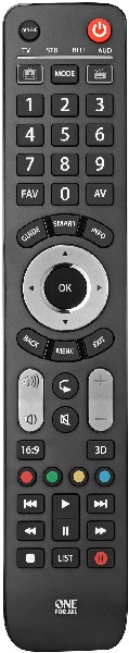 Mando a distancia - One for All URC7145 Evolve 4, Universal, SmartControl