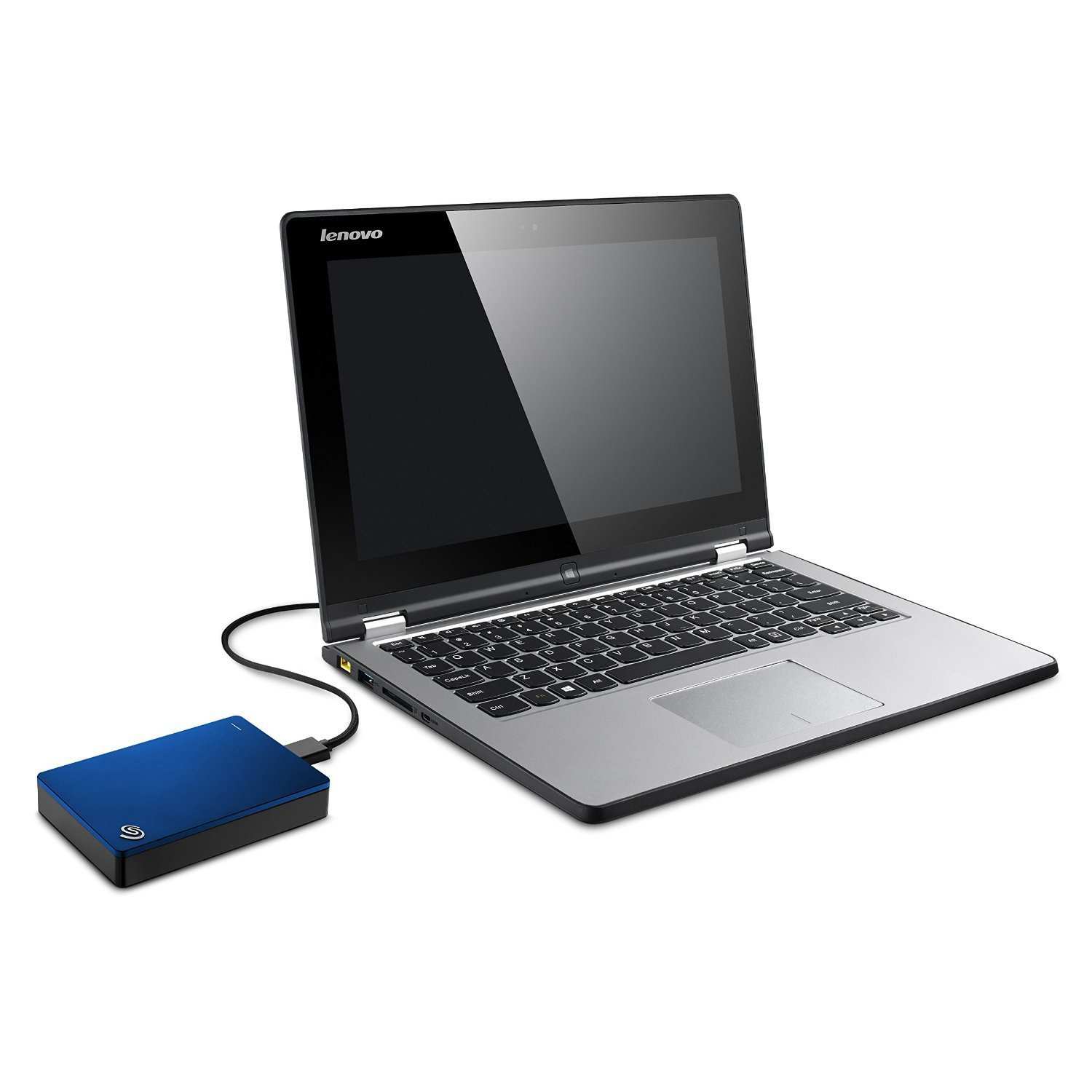 SEAGATE BLAU BACKUP PLUS PORTABLE Festplatte, 4 TB HDD, 2,5 Zoll, extern, Blau