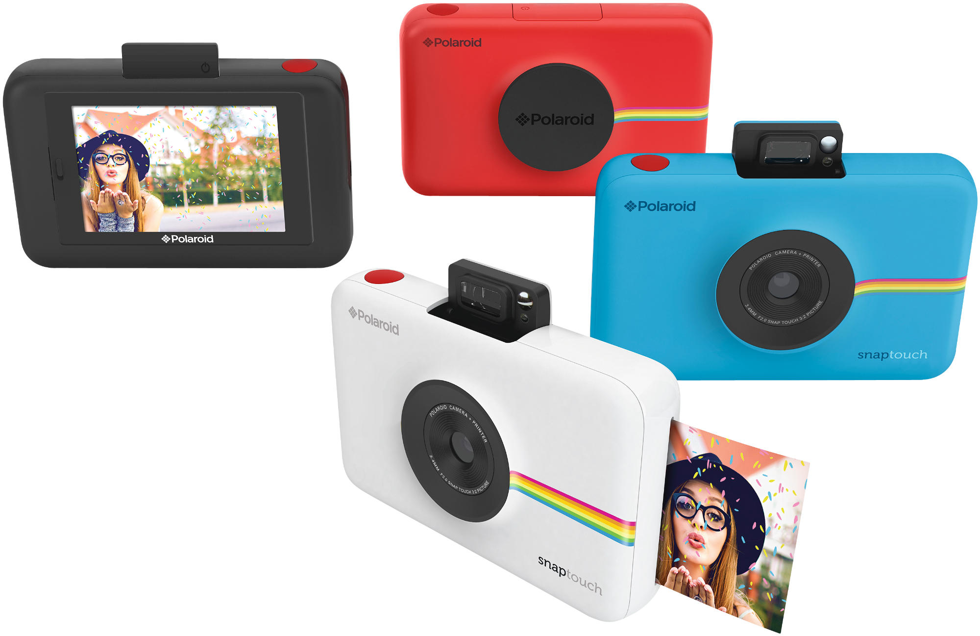 POLAROID Snap Touch - Fotocamera istantanea Rosso