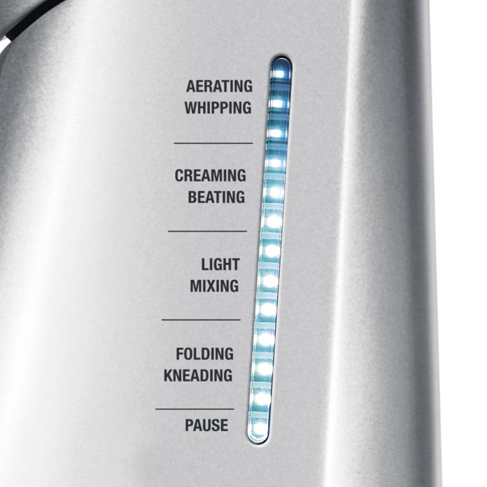 GASTROBACK 40979 Advanced Pro Küchenmaschine Silber (Rührschüsselkapazität: 4,7 l, 1000 Watt)