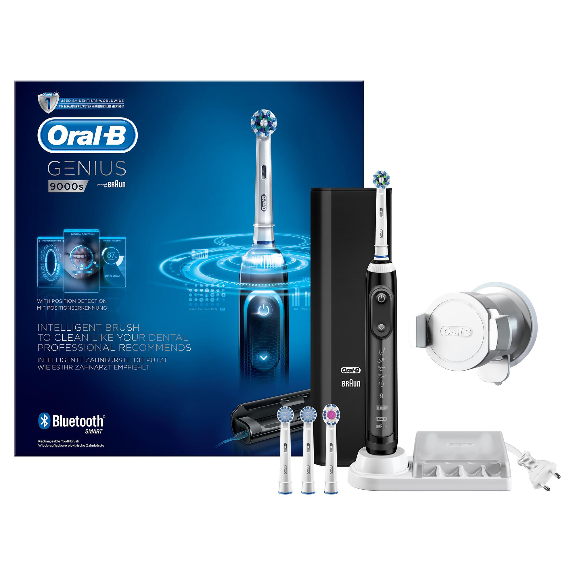 ORAL-B Genius 9000S elektrische Zahnbürste Schwarz