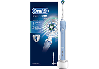 ORAL-B PRO 1000 elektrische Zahnbürste Hellblau/Weiß