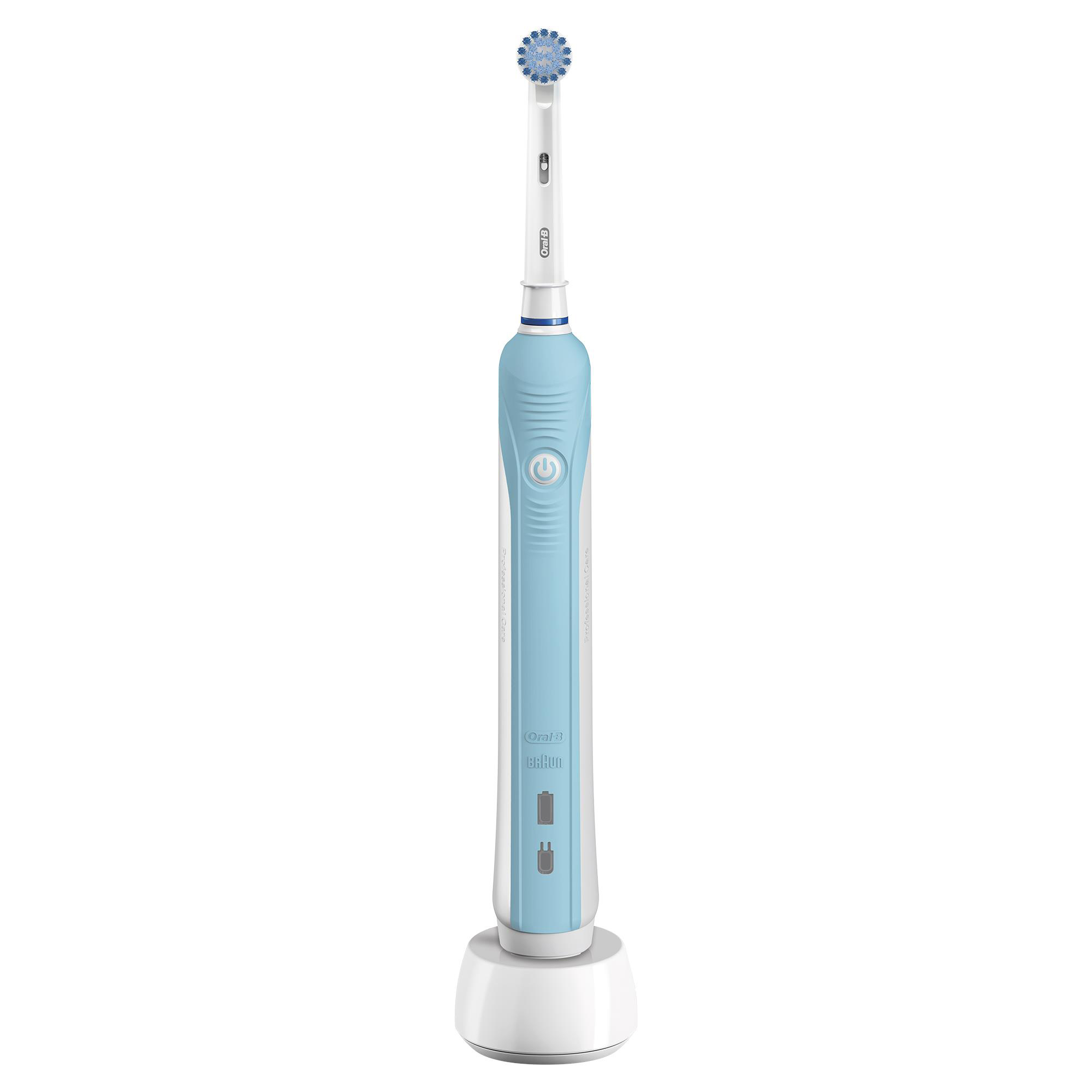 ORAL-B PRO 700 Sensitive elektrische Zahnbürste Hellblau/Weiß