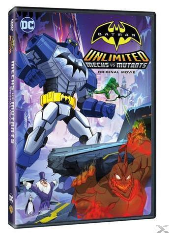 Batman animated movie DVD. Blue robot, green mutant, and other characters are shown on the cover.