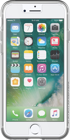 OTTERBOX 78-51086 Protected Skin, Backcover, Apple, iPhone 7, iPhone 8, Transparent