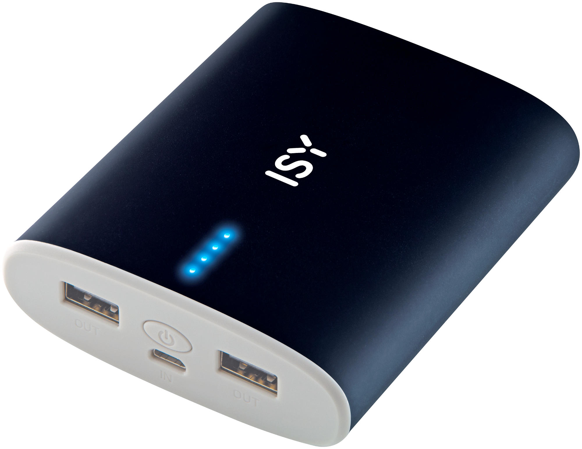 ISY IAP-4000 Powerbank 10000 mAh Schwarz