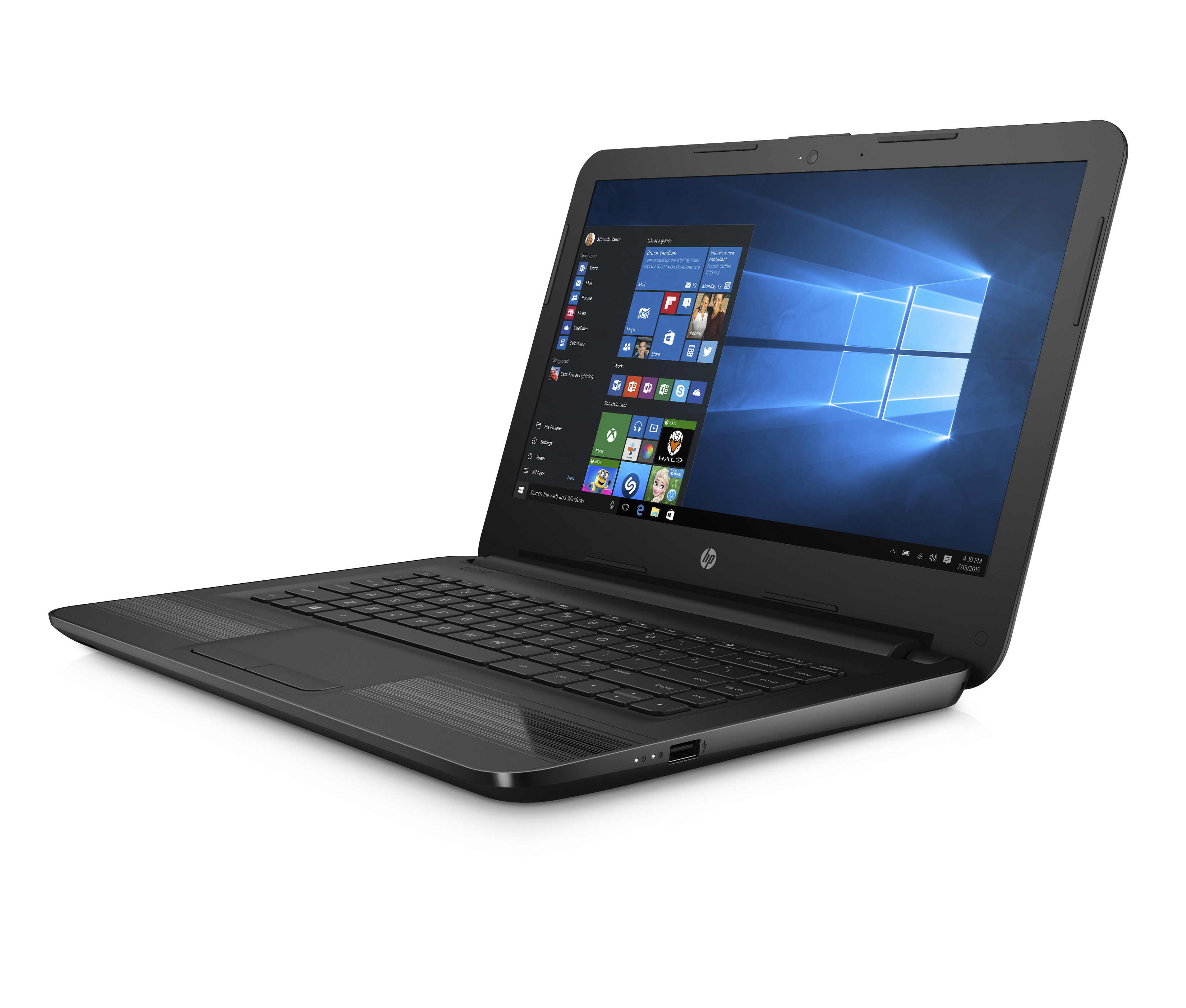 HP 14-am031ng - 14 Zoll - Intel® Celeron® N3060 - 4 GB - 1 TB - Intel® HD 400 - Windows 10 Home (64 Bit)