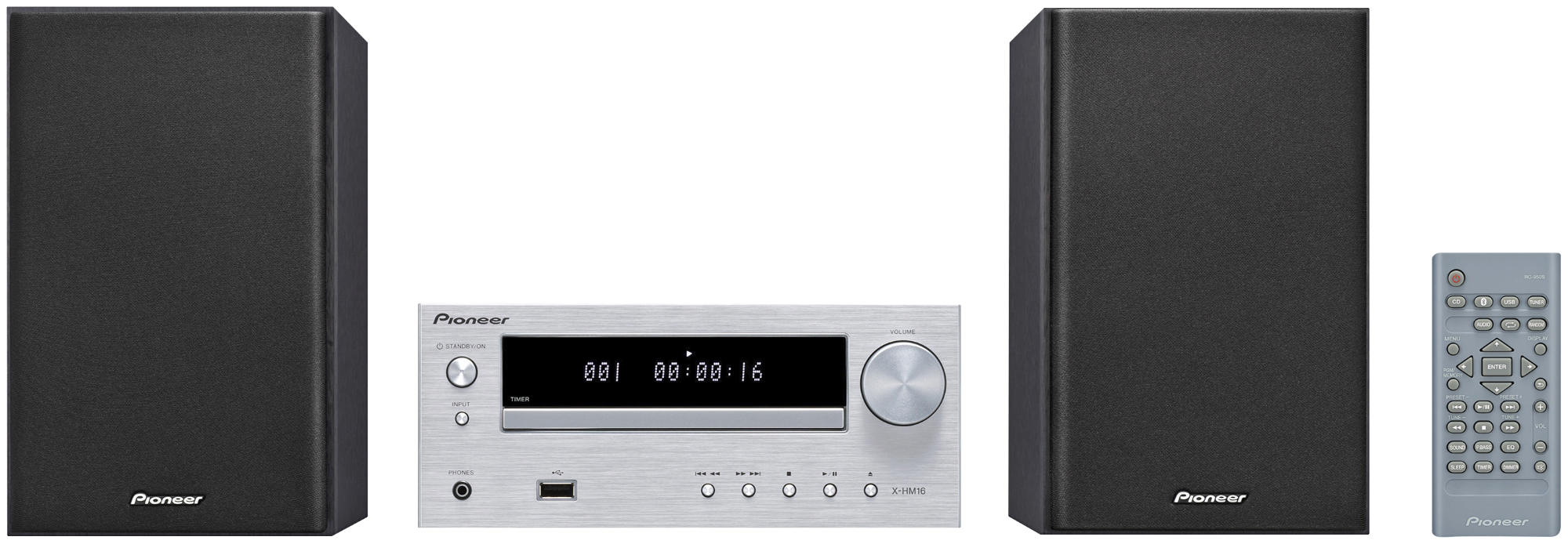 PIONEER X-HM16 mikro hifi, ezüst