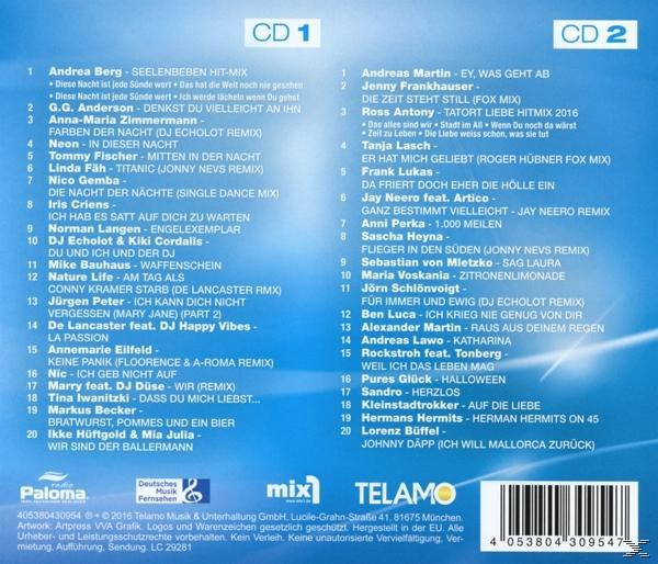VARIOUS - Offiziellen Deutschen Party &Schlager Charts Vol.6  - (CD)